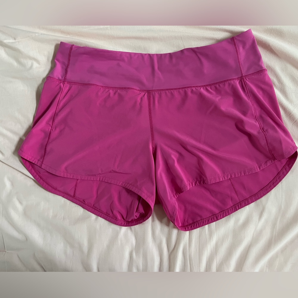Lululemon Speed Up MR Short 4” Sonic Pink